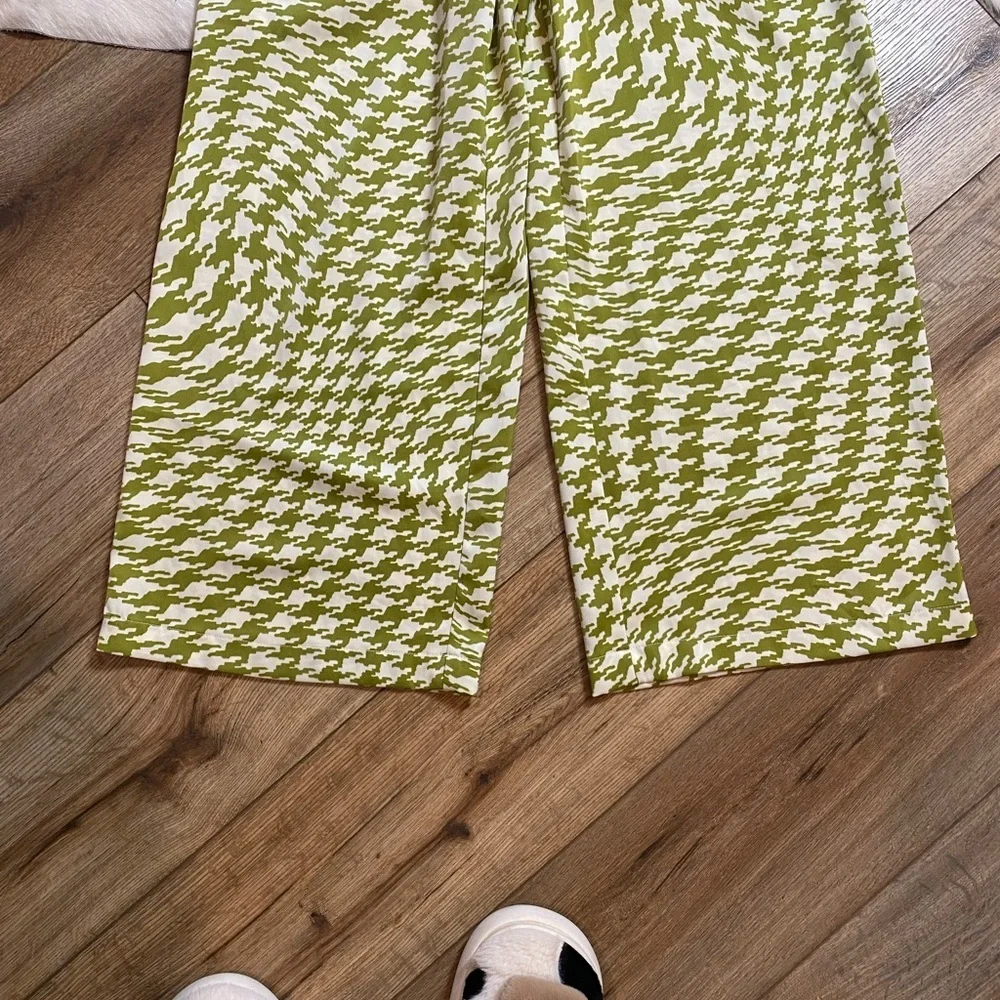 Urban Outfitters Olympia Scarf Printed Retro Art Deco Wide Leg Pants - Picture 3 of 10